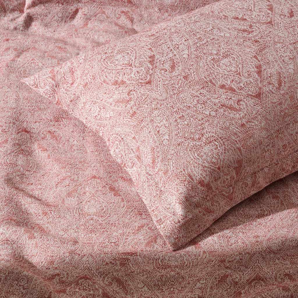 Trooster | Katoen Tencel Jacquard Garengeverfd | Dubbel en enkel | Met 2 kussenhoezen