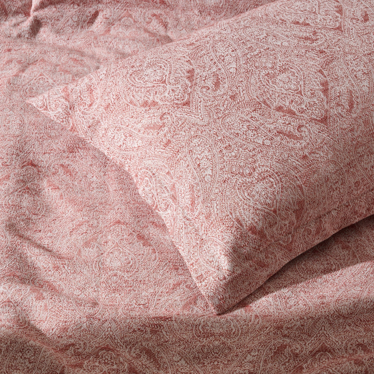 Trooster | Katoen Tencel Jacquard Garengeverfd | Dubbel en enkel | Met 2 kussenhoezen