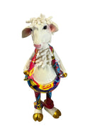 Polyresin schapen vader met pak
