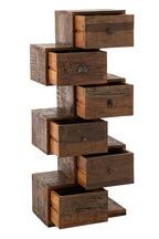J-Line ladekast Toro - gerecycleerd hout - naturel