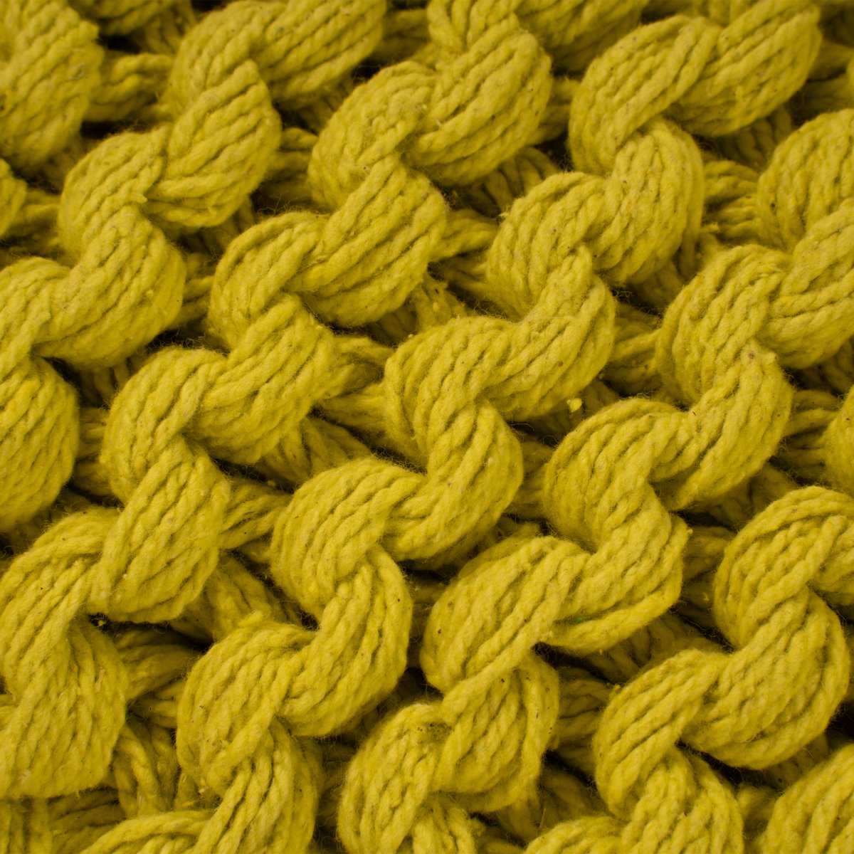 Karson Rope kussen geel 30x50cm