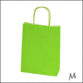 Papieren tas M – Lime- licht groen (100 stuks)