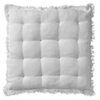 Dutch Decor Burto - Zitkussen 40x40 cm Sneeuwwitje - gebroken wit