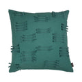 Uneven Ruffle kussen blauw 50x50cm