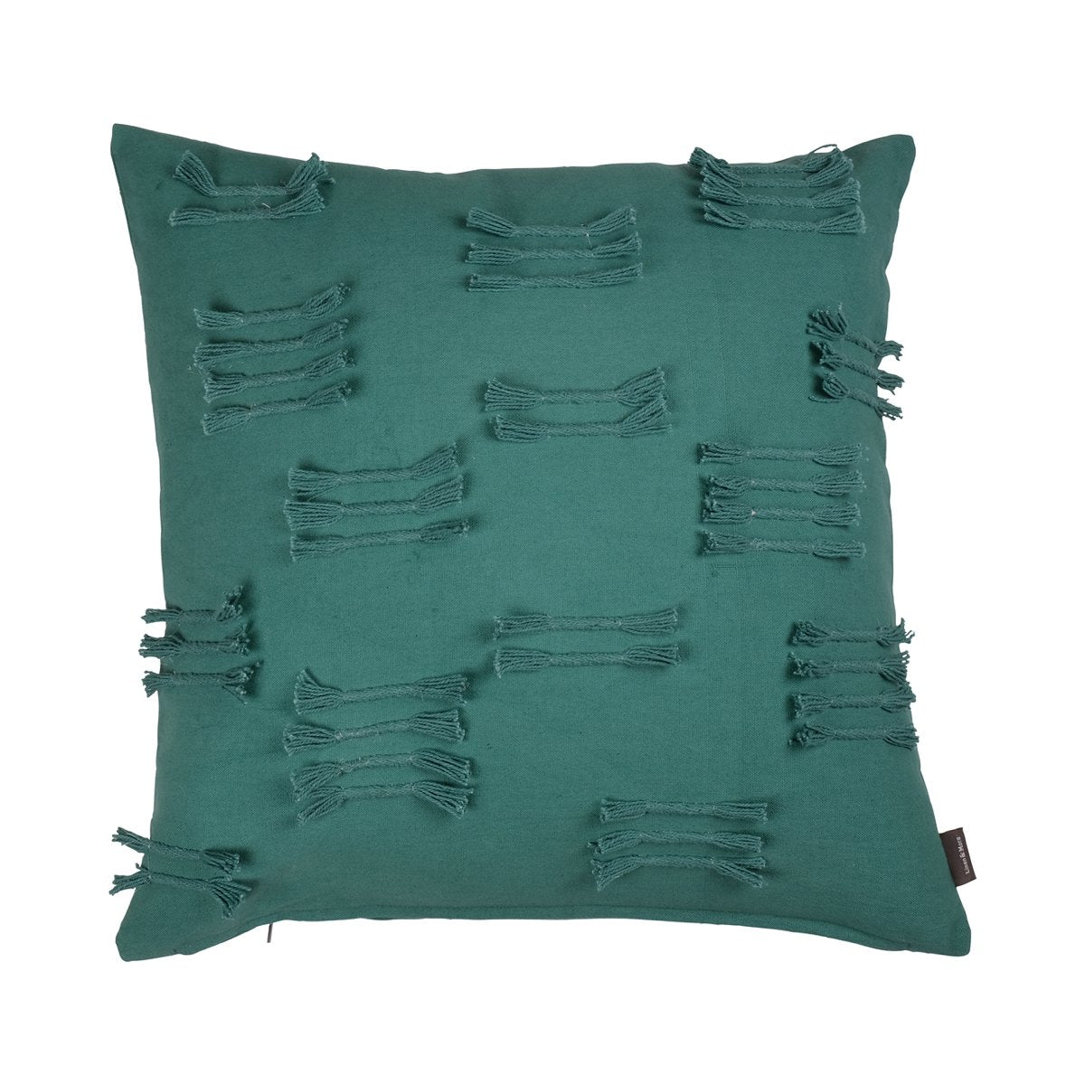 Uneven Ruffle kussen blauw 50x50cm