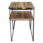 Bijzettafel 38x26x36 cm Bruin Hout