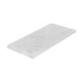 Marmer dienblad rechthoek M wit 15x30cm