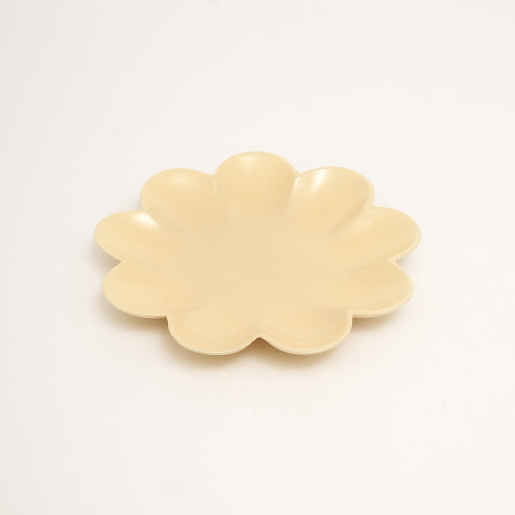 Modern decoratief aluminium dienblad – beige poedercoating