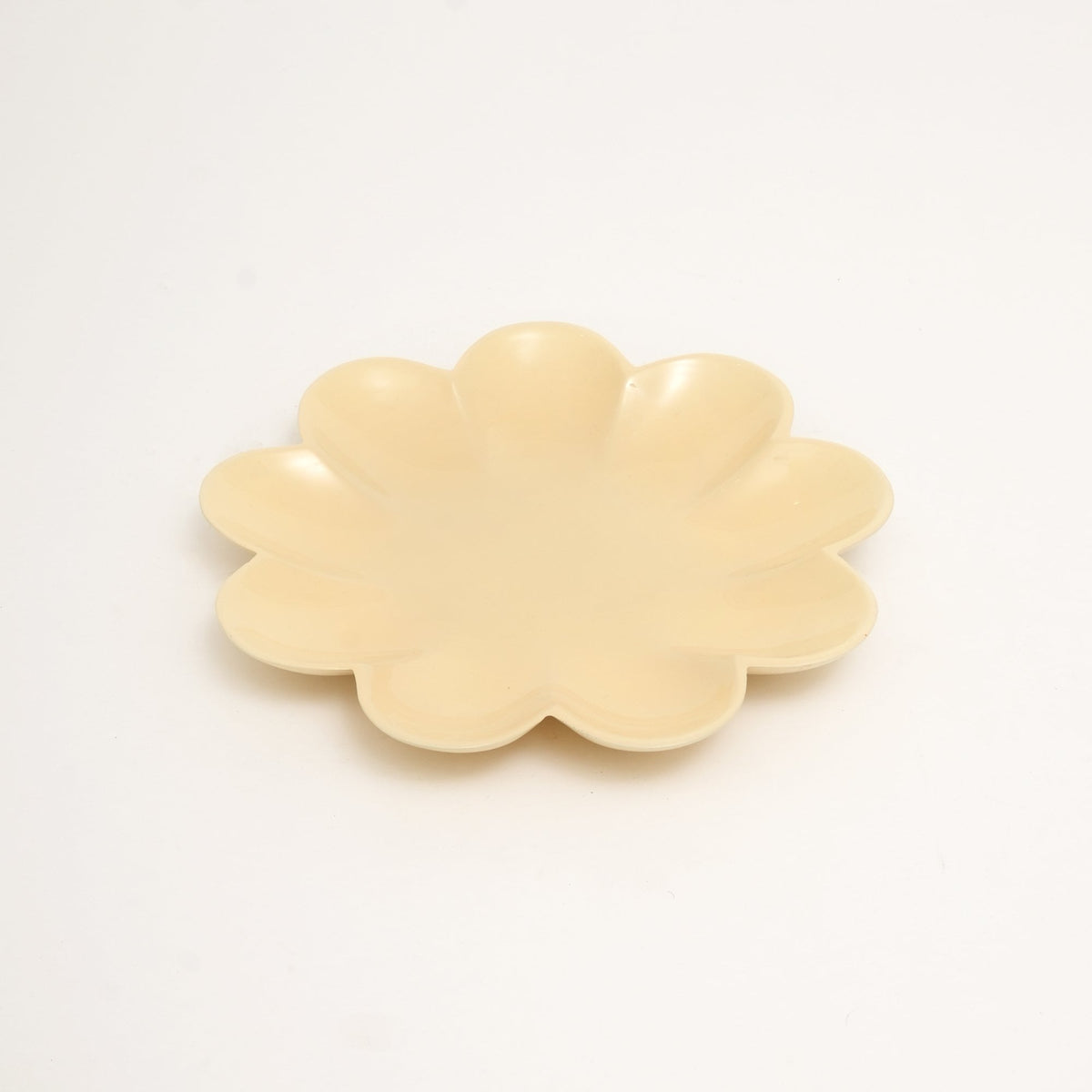 Modern decoratief aluminium dienblad – beige poedercoating