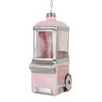 Kersthanger 6x5x11 cm Roze Glas