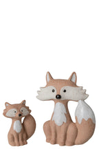 J-Line vos - steengoed - abrikoos/wit - large