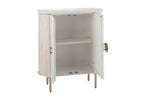 J-Line kast Marbel Bovenkant - hout - wit/goud