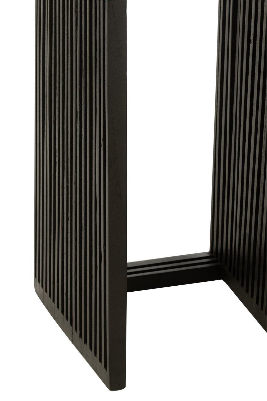 J-Line bijzettafel Kubus - hout - zwart - set van 2