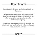 Louiz Ketting met Rozenkwarts bedel