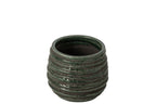 J-Line Bloempot - keramiek - petrolblauw - small