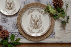 Dinerbord Ø 26x2 cm Beige Porselein Hert