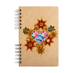 Duurzaam Houten Notitieboek – Komoni – Heartfelt/Hart – Gerecycled papier