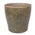 Bloempot Ø 18x17 cm Groen Keramiek