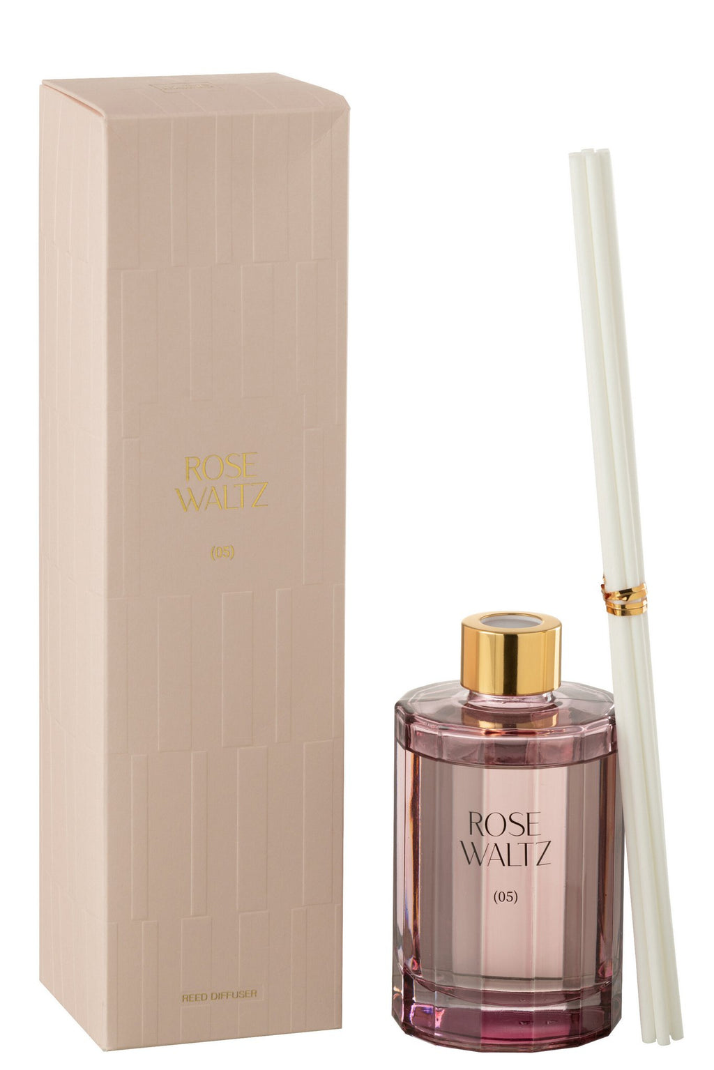 J-Line geurstokjes Roze Waltz - glas - roze
