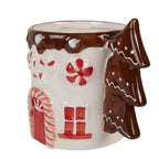 Mok 400 ml Wit Keramiek Kerstboom