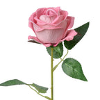 Kunstbloem Roos 50 cm Roze Kunststof
