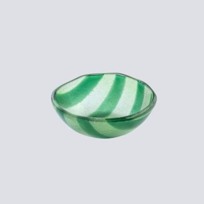 Artisano Schaalschaal 12x5 Groene Strepen