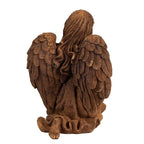 Decoratie Beeld Engel 18 cm Bruin Polyresin Religious sculpture