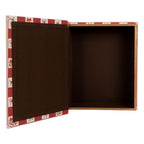 Opbergdoos Set van 3 Boeken 27x22x7 / 22x17x6 / 17x12x4 cm Wit MDF