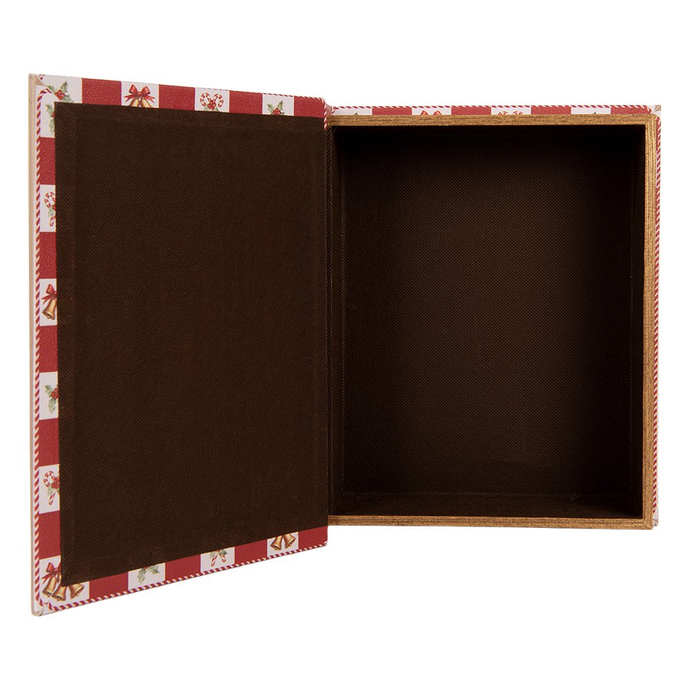 Opbergdoos Set van 3 Boeken 27x22x7 / 22x17x6 / 17x12x4 cm Wit MDF