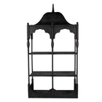 Wandrek 55x19x109 cm Zwart Metaal