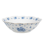 Kom 350 ml Wit Blauw Porselein Roosjes Serveerkom