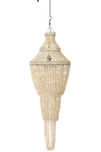 J-Line lampenkap Diasy - steen/schelpen - naturel
