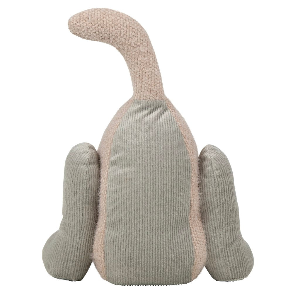 Deurstopper kat staart ecru 18x15x17 cm
