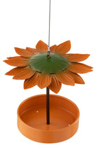 J-Line vogelhuisje - metaal - oranje