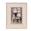 Fotolijst 10x15 cm Wit Bruin Hout Fotokader