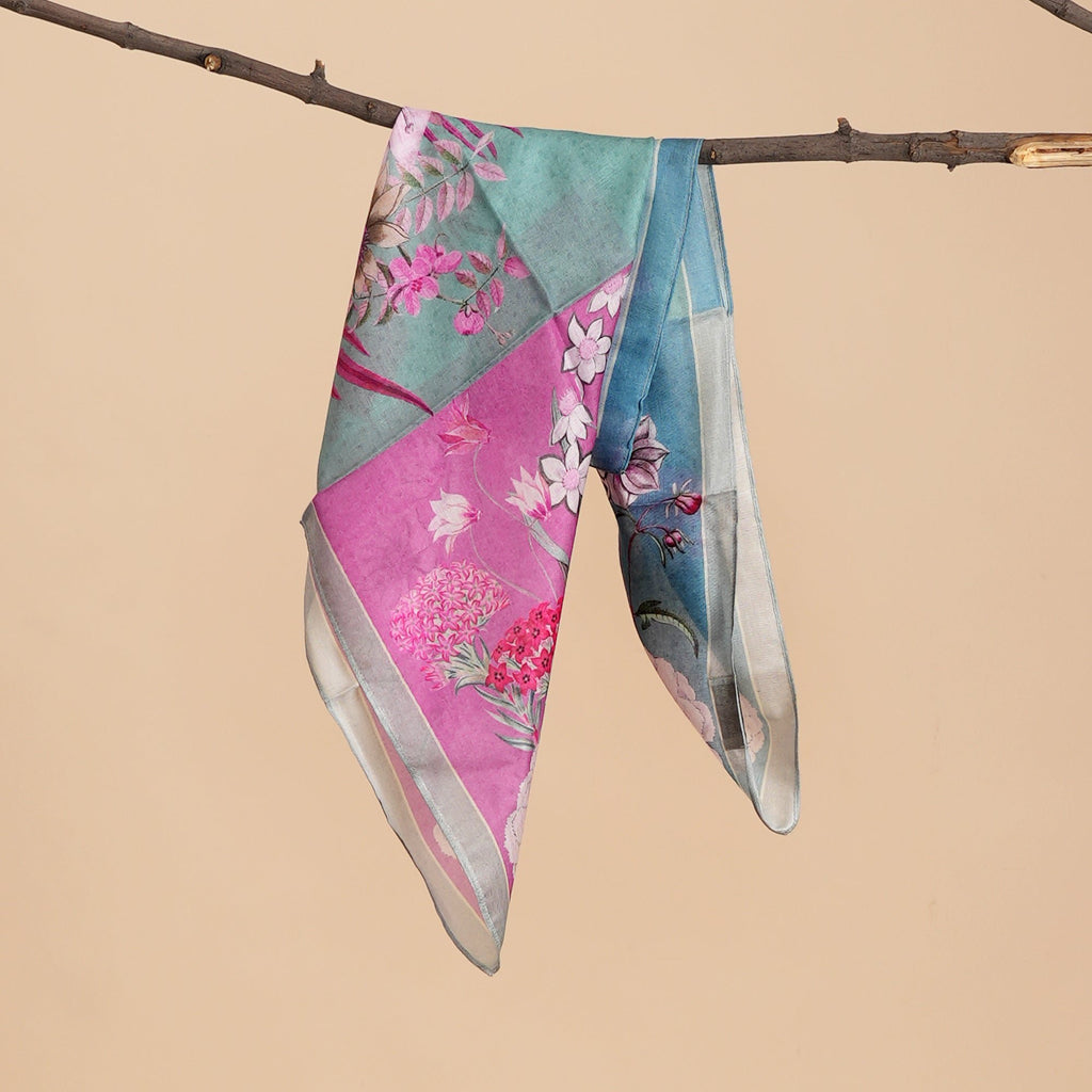 Sjaal | Modal Silk Blush-lagune