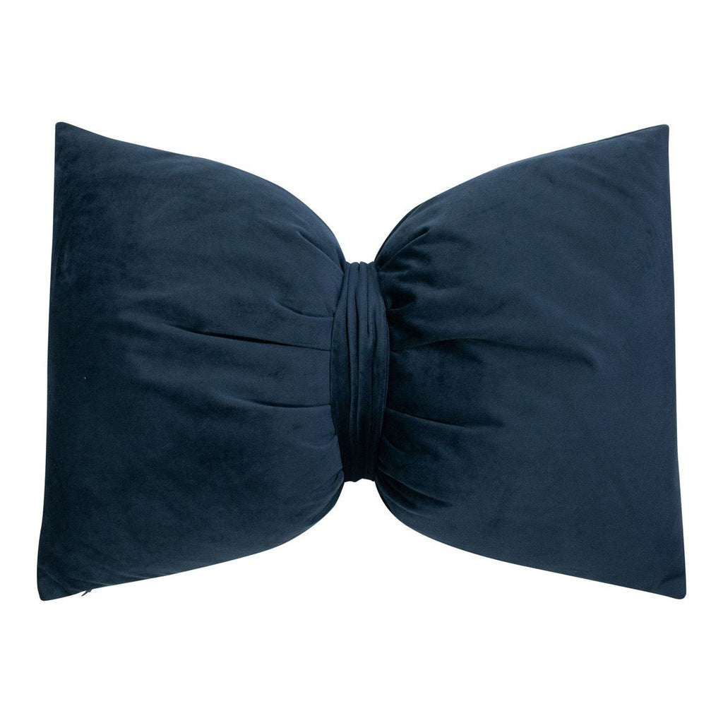 Strik Kussen Fluweel navy 40x60cm