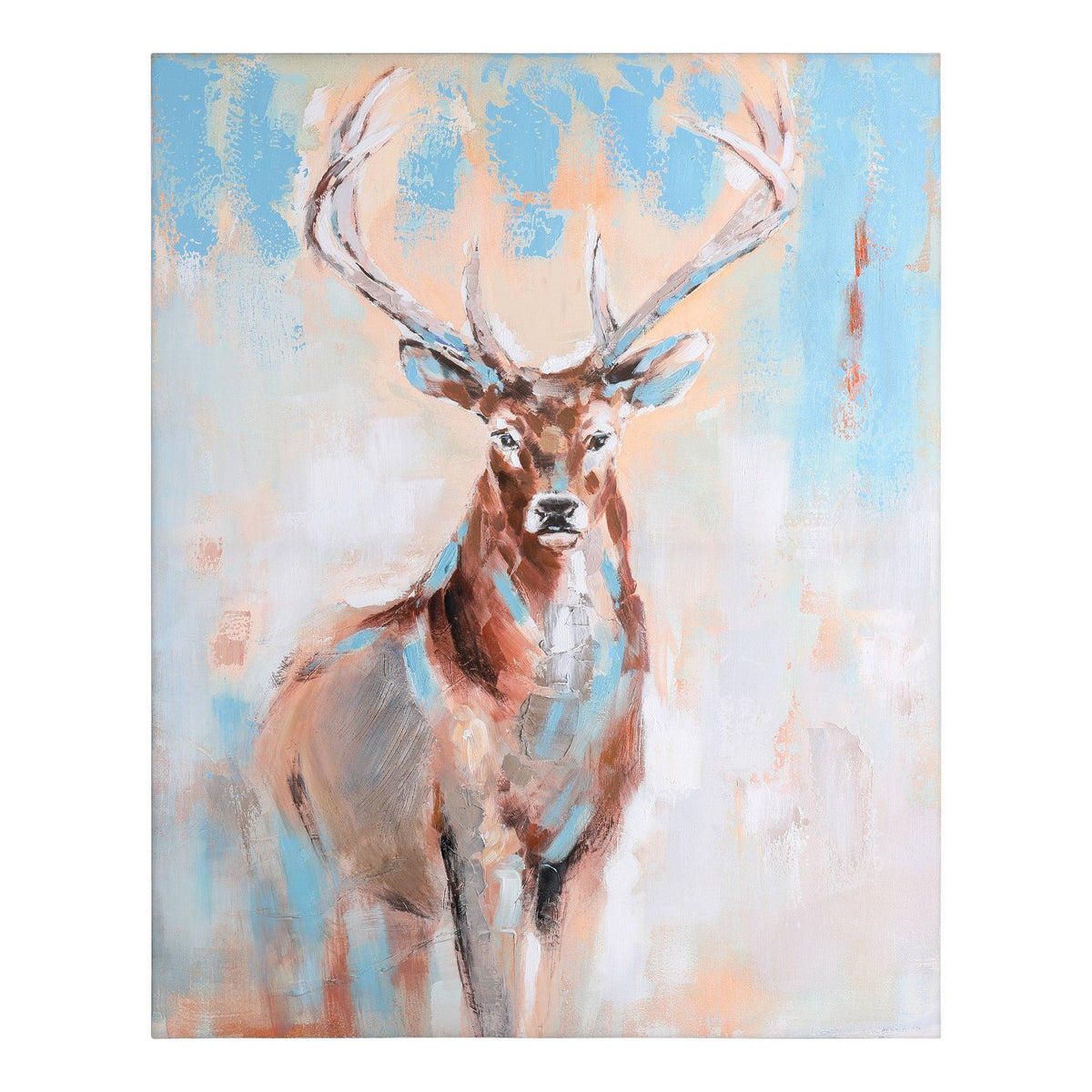 Schilderij Irodo Blauw 80x100 cm