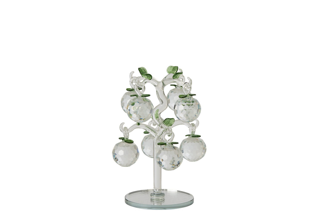 J-Line decoratieboom - kristal - transparant