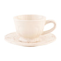 Kop en Schotel 150 ml Beige Keramiek Servies