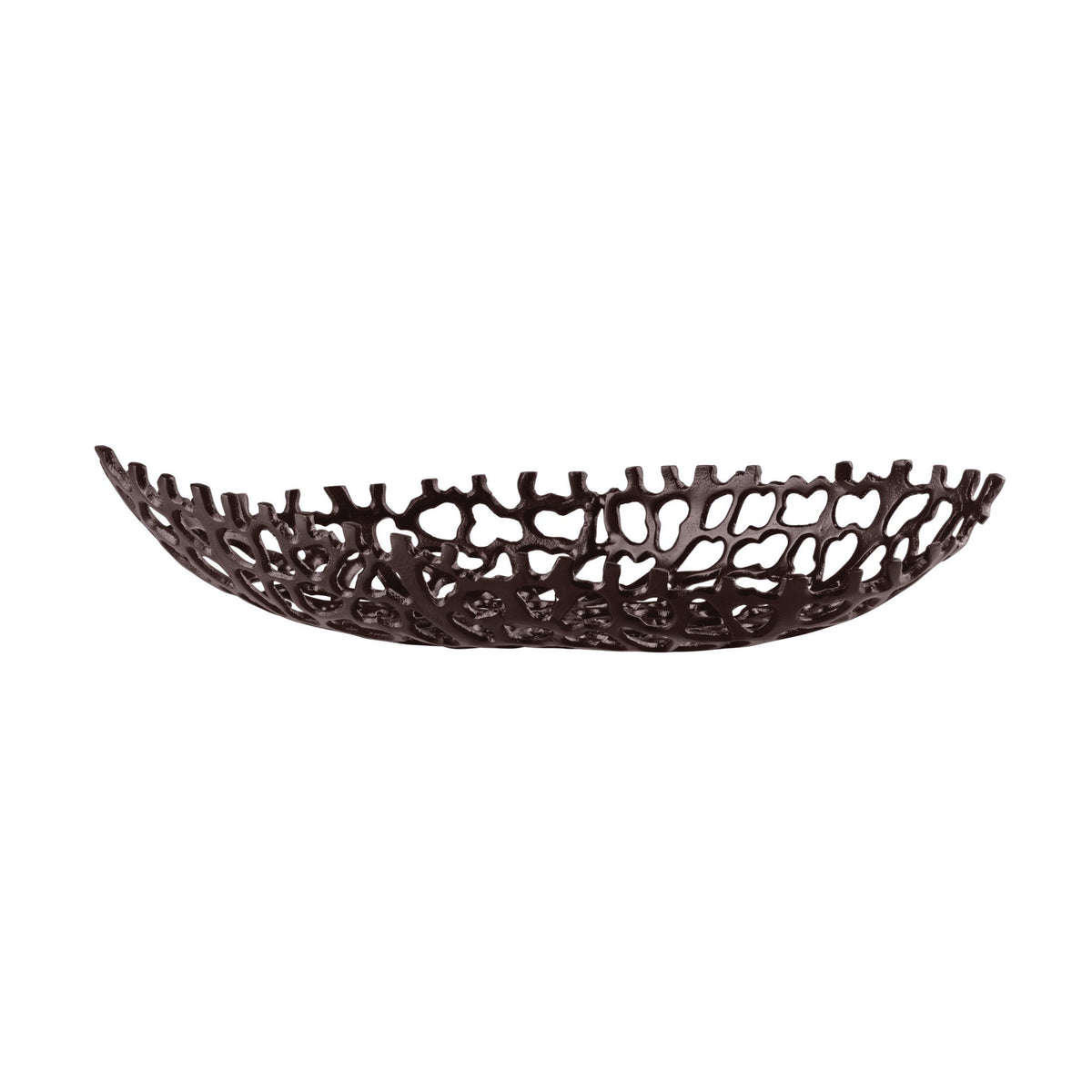 Schaal Kimitsu Bruin 44x18x9cm