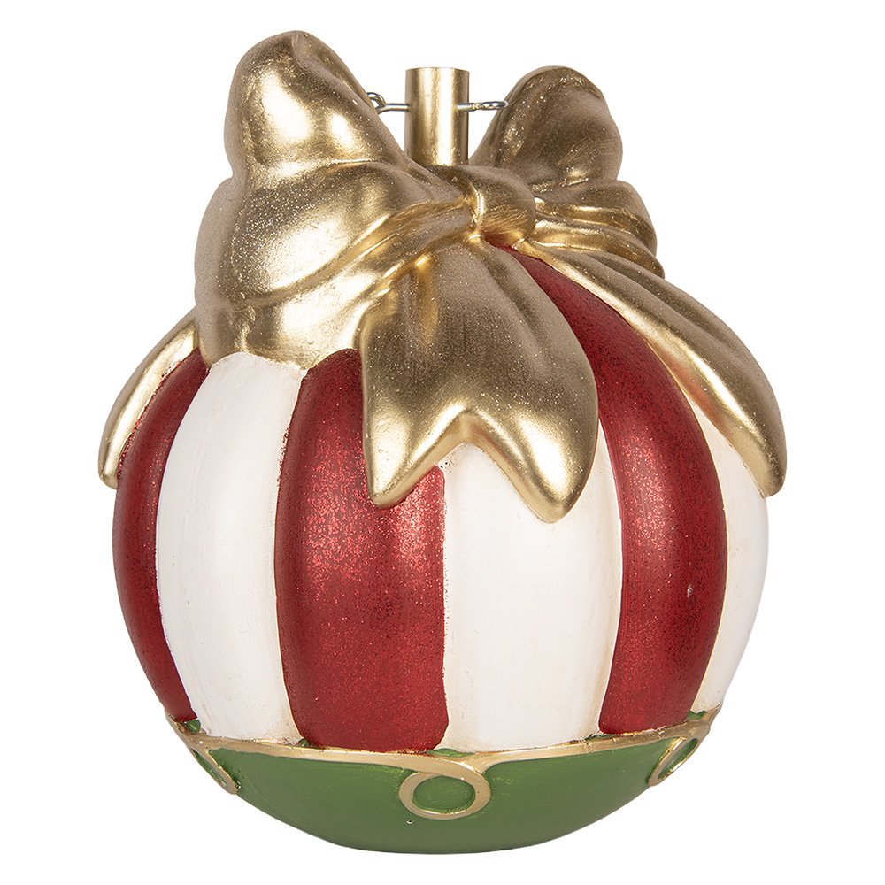 Kerstboom Standaard Kerstbal 40x40x48 cm Rood Keramisch materiaal