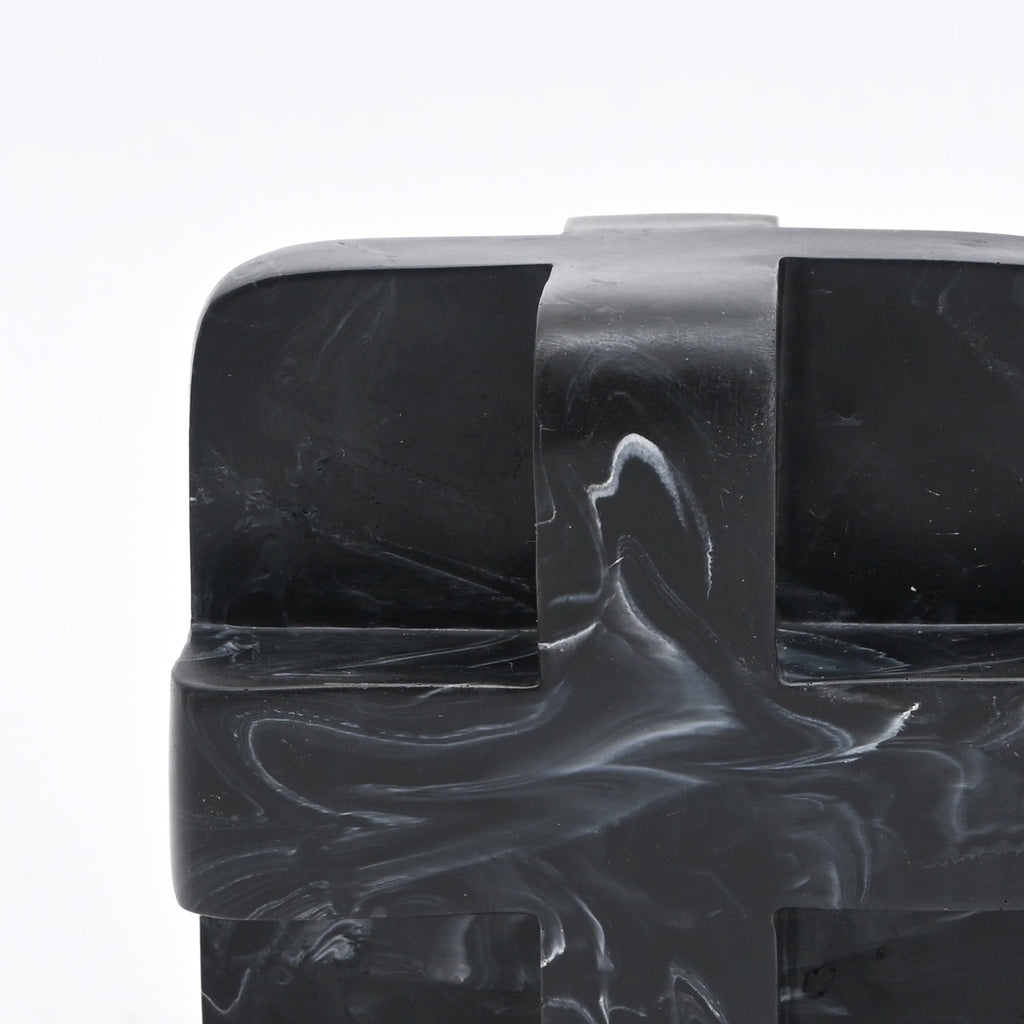Modern zwart abstract knoopsculptuur decoratief accent voor hedendaagse interieurs