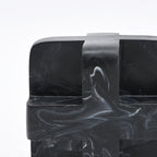 Modern zwart abstract knoopsculptuur decoratief accent voor hedendaagse interieurs