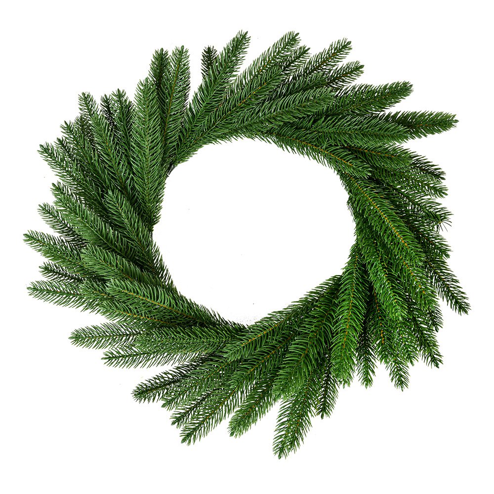 Kerstkrans Ø 55 cm Groen Kunststof