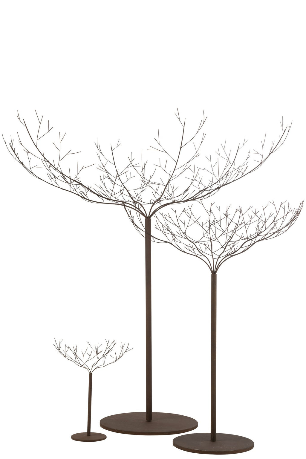 J-Line decoratie Boom - metaal - bruin - large