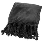 Dutch Decor Florijn - Plaid 150x200 cm Raven - Black