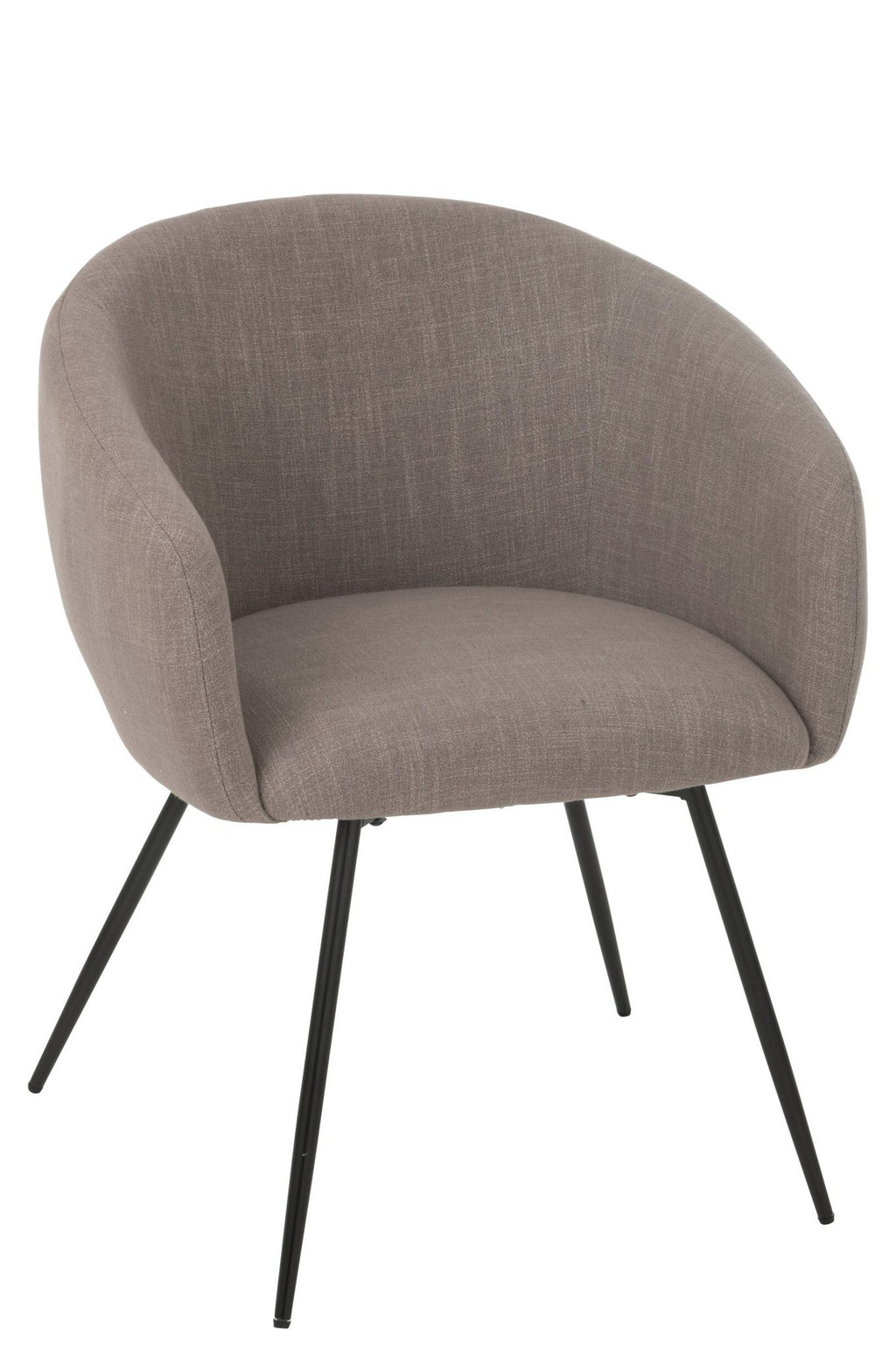 J-Line Stoel Wales Staal/Schuim Taupe