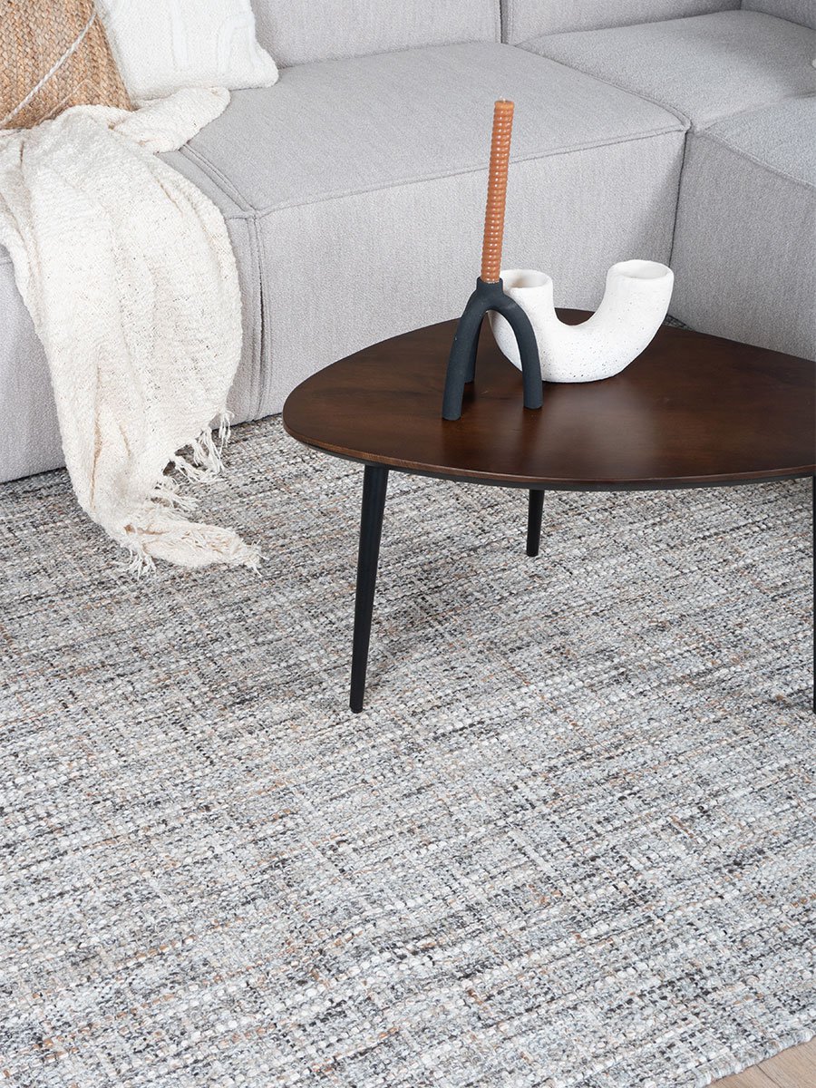 Vloerkleed Cross Grey/Beige - 160 x 230 cm