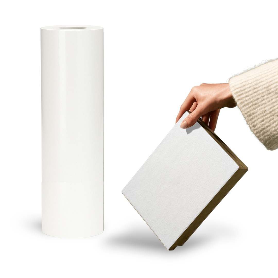 Papierrol – Glans Wit – 80 Grams – Inpakpapier / Cadeaupapier – 60cm x 100m